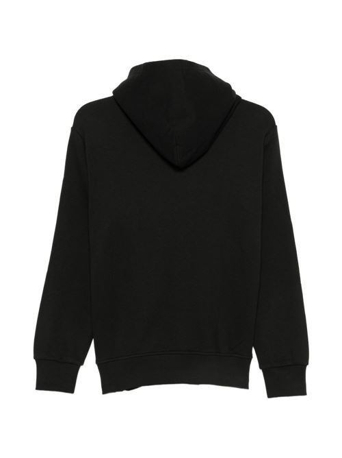 Felpa bambina Diesel nera con cappuccio e logo frontale DIESEL KIDS | J02872KYA1NK900